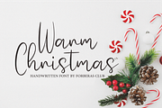 Warm Christmas, a Script Font by Forberas Club (Thumbnail 1 of 7)