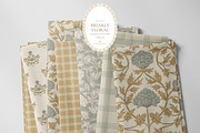 Farmhouse Damask Pattern Set Sage, a Pattern Graphic by Eclectic Anthology (Thumbnail 6 of 13)