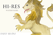 Watercolor Medieval Clipart, an Illustration by PaperSphinx (Thumbnail 3 of 3)