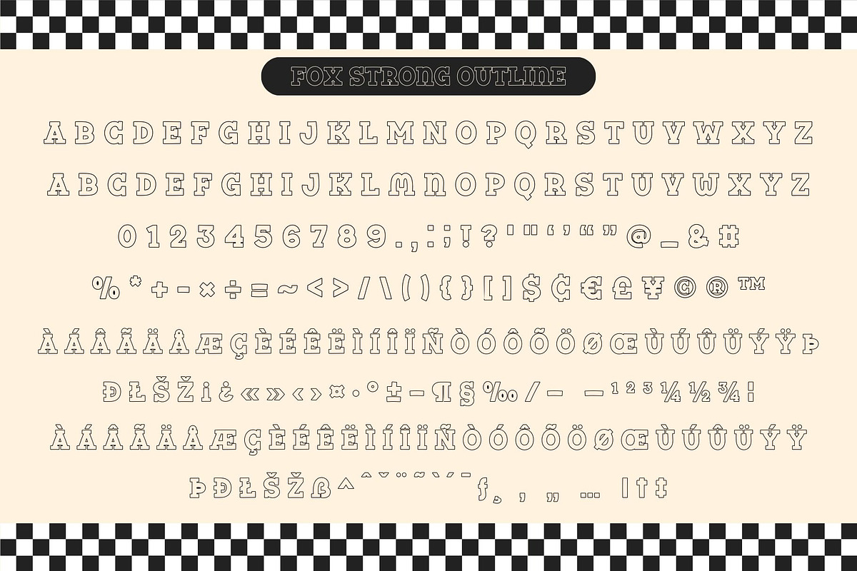 Fox Strong 4 Font Styles, a Slab Serif Font by Fox7 By Rattana (Photo 11 of 13)