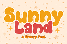 Sunnyland is a groovy display font