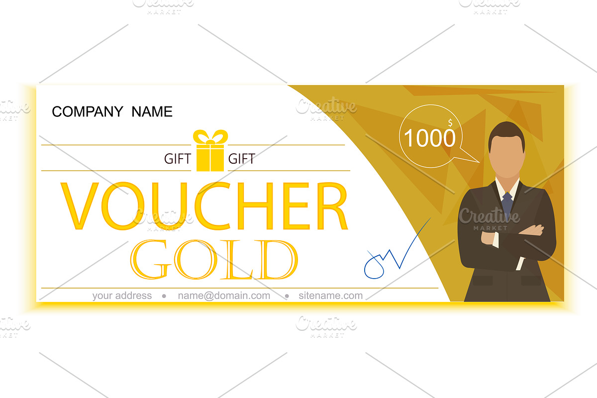 3 Gift voucher template, a Brochure Template by pashigorov (Photo 1 of 3)