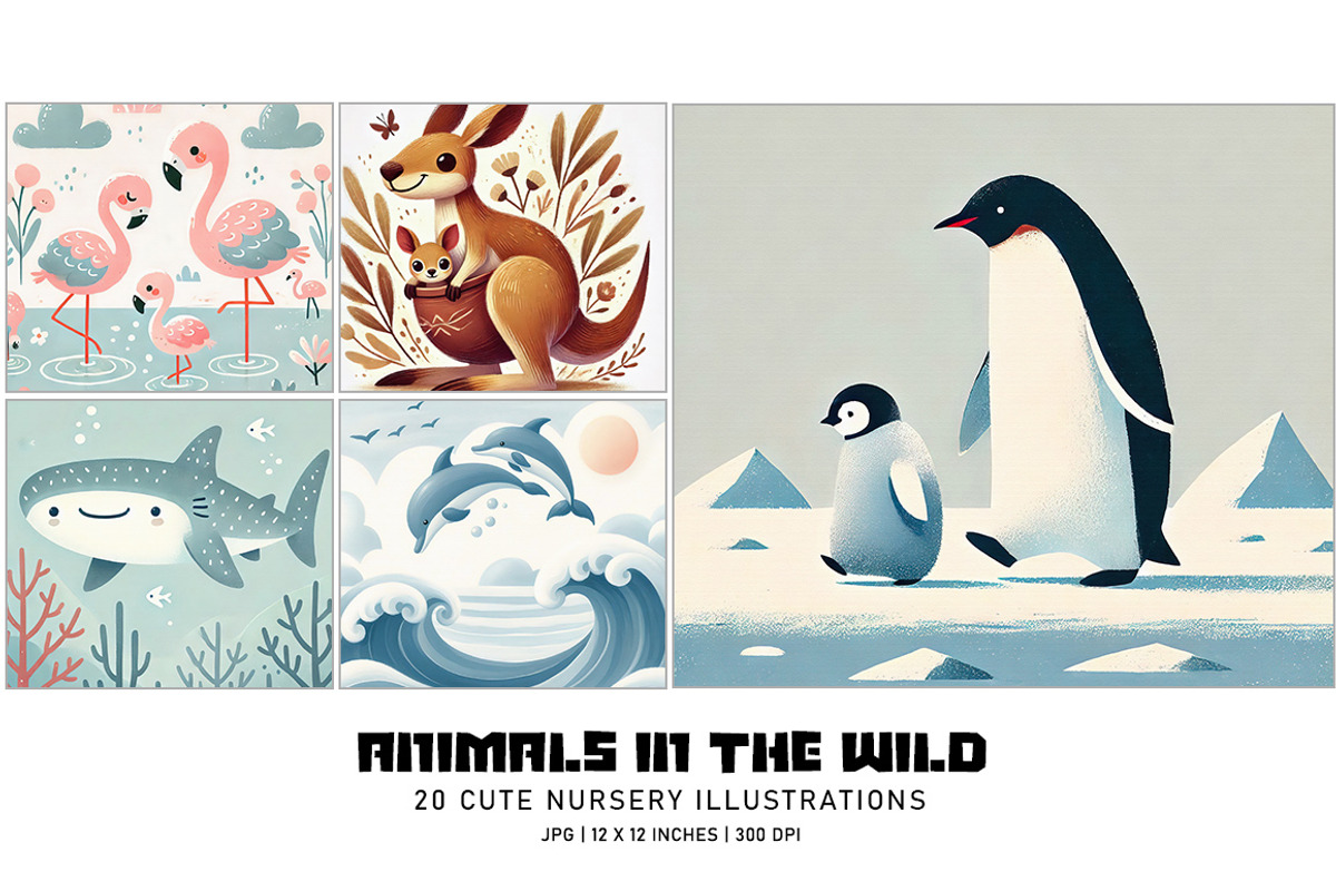 Animals in the Wild, a Decorative Illustration by Digital Art Creations (Photo 4 of 8)