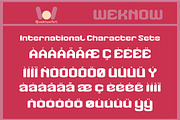 Phenomena font, a Font by weknow (Thumbnail 8 of 8)