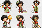 Whimsical Black History Kids Clipart, a Seasonal Illustration by Rose Art (Thumbnail 4 of 6)