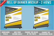 Roll Up Banner Mockup PSD | Advertising Mockups ~ Creative Market