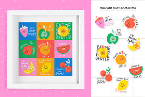 Cutie Frutti. Mini Fruit Collection.