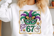 67 Mardi Gras PNG, Six Seven Png, 67, an Illustration by Designking (Thumbnail 2 of 6)