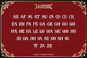 Astrena | Display Typeface, a Blackletter Font by Pentagonistudio (Thumbnail 12 of 15)