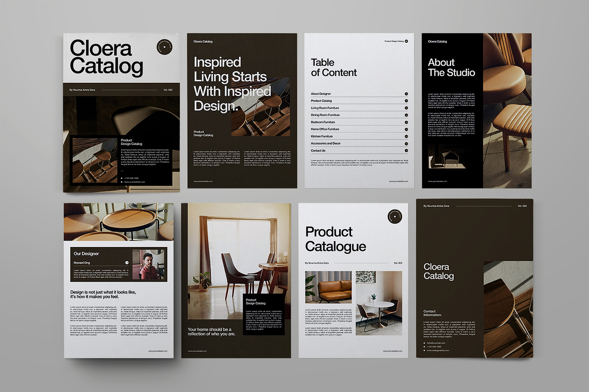 Furniture Product Design Catalog, a Magazine Template by Portocraft (Photo 6 of 6)