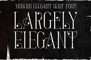 Largely Elegant Font, a Serif Font by 177Studio (Thumbnail 1 of 6)