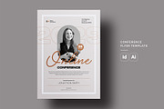 Online Conference Flyer, a Flyer Template by HiveArts (Thumbnail 1 of 2)