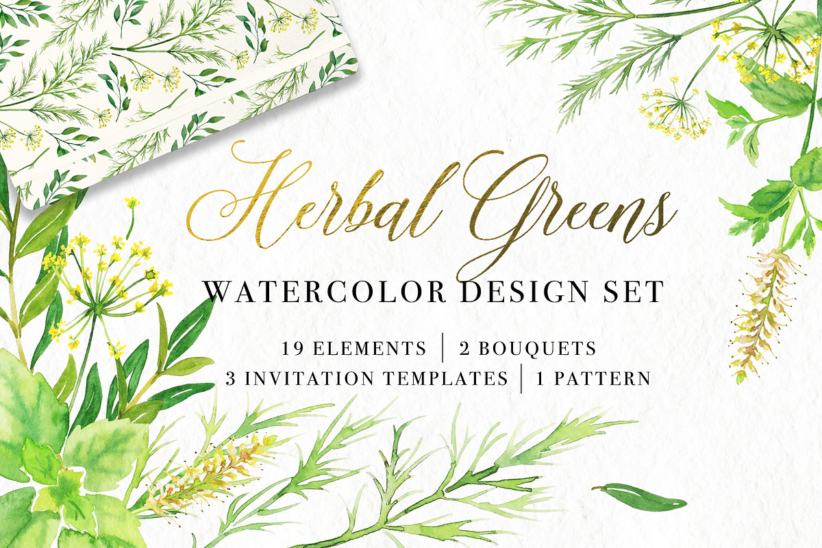 Sale- Floral Watercolor Bundle, an Illustration by Art by Lin (Photo 3 of 6)