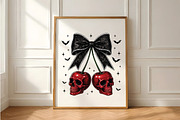 Gothic Skull Cherries Black Bow PNG, a Seasonal Illustration by Daily.Designs (Thumbnail 5 of 5)
