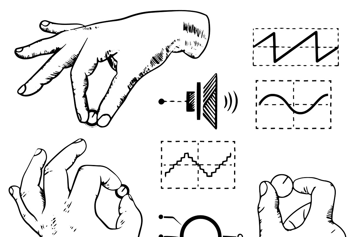 Synthesizer Alchemy - Vector Pack V1, an Illustration by bciii design (Photo 4 of 9)