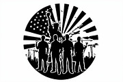 America Worker Vector Bundle, an Illustration by jahid234 (Thumbnail 15 of 21)
