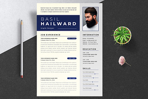 Resume Template Layout, a Resume Template by ContestDesign