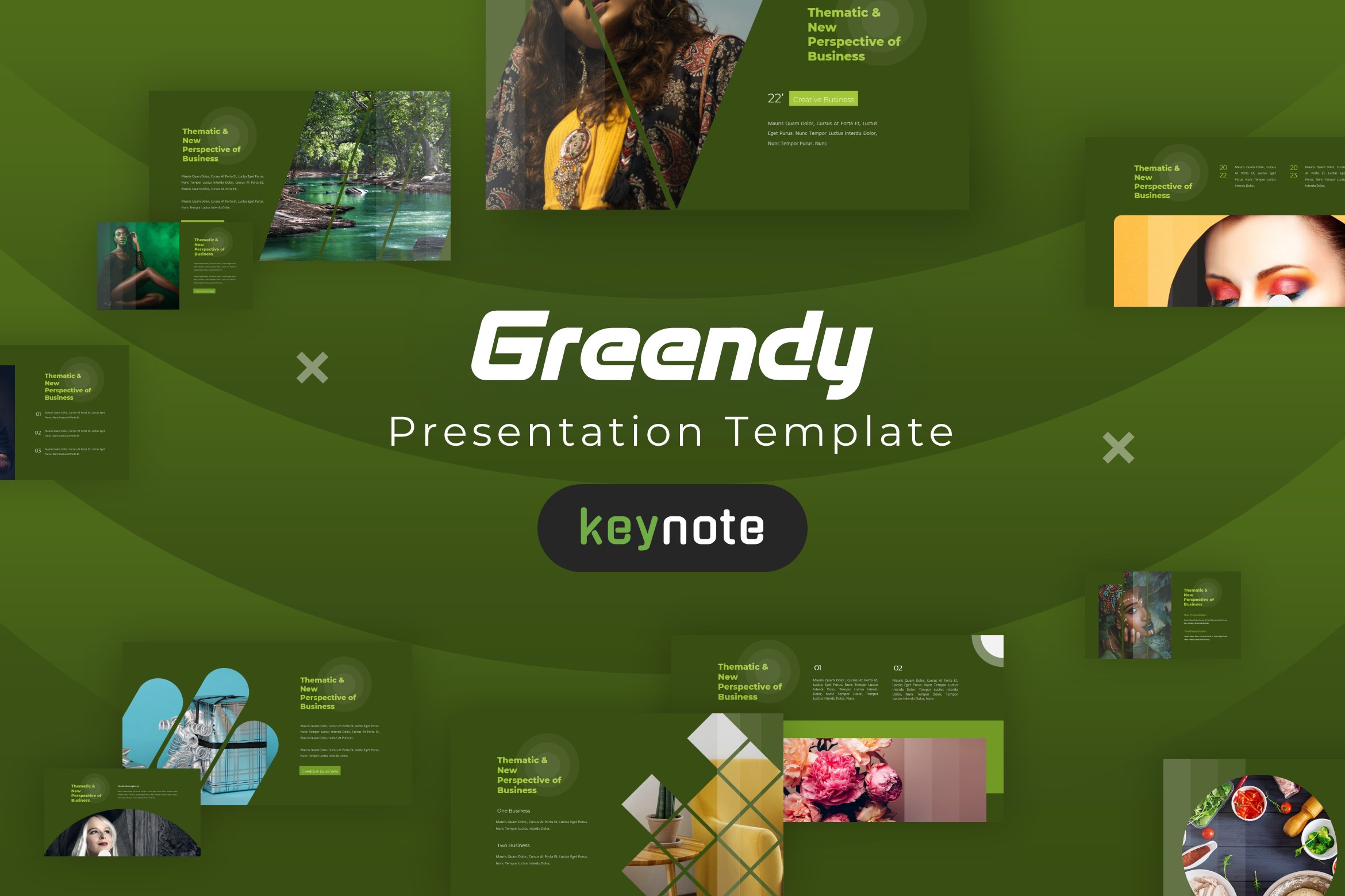 Thematic - Keynote Template, a Presentation Template by AQR Studio