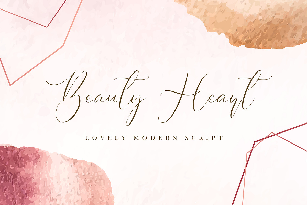 Beauty Heart - Lovely Script Font preview 8