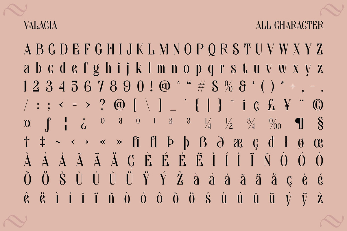 Valacia – Display Serif, a Serif Font by Craft Supply Co. (Photo 6 of 8)