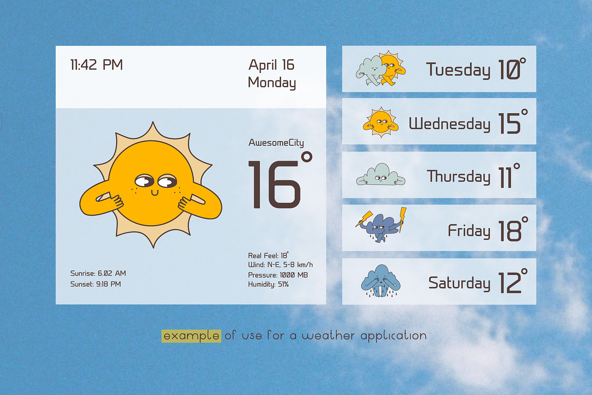 The Weather, an Object Illustration by K.SweeTheArt (Photo 4 of 7)