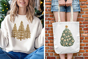 Whimsical Christmas Tree Clipart V.2, a Seasonal Illustration by V Design Creator (Thumbnail 5 of 10)