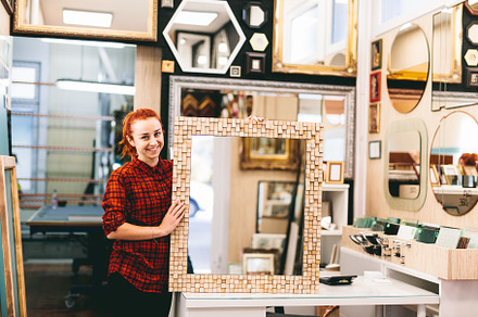 Woman shop assistant at work., a Person Photo by Photocreo Michal Bednarek