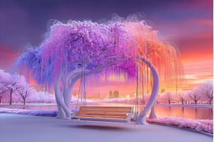 A summer forest setting featuring a, a Nature Photo by ZinetroN