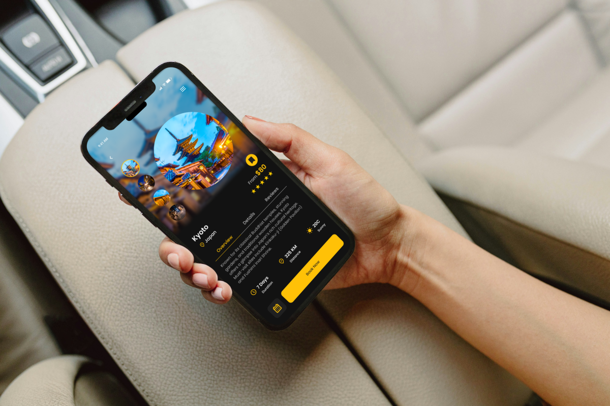 TravelEase - Travel & Booking Mobile, an App Template by trabaskriya (Photo 5 of 5)