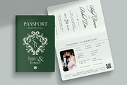Passport Wedding Invitation Template, an Invitation Template by BrandPacks (Thumbnail 3 of 4)