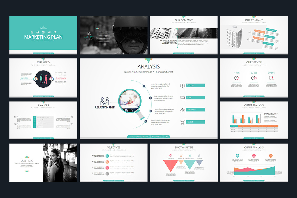 Marketing Plan Keynote Presentation, a Presentation Template by Stock Shape (Photo 2 of 4)