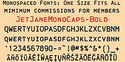 JetJaneMono, a Sans Serif Font by Ingrimayne Type (Thumbnail 10 of 11)
