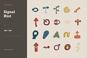 100 Hand Drawn Arrow Shapes, a Decorative Illustration by designvectx (Thumbnail 8 of 8)