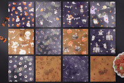Halloween seamless patterns, a Pattern Graphic by Yuliya Art (Thumbnail 3 of 10)