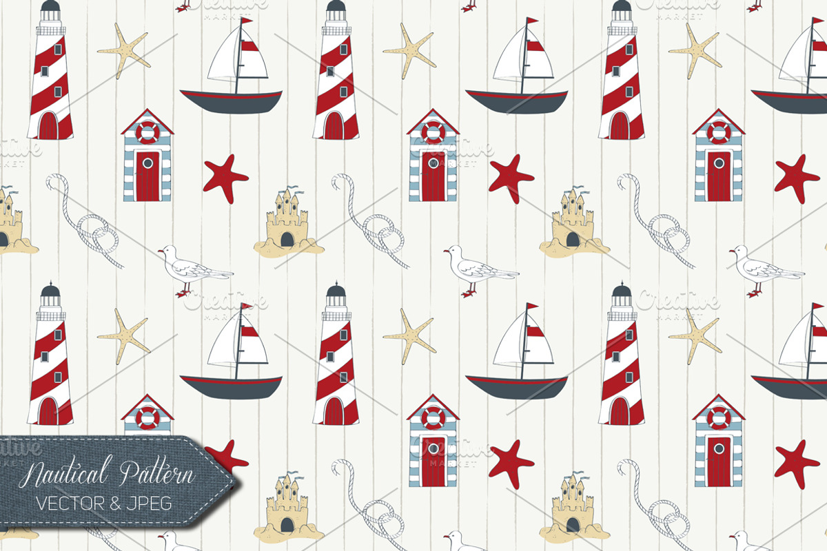 Nautical Collection, a Background Graphic by Alina Tsesarskaya (Photo 4 of 4)