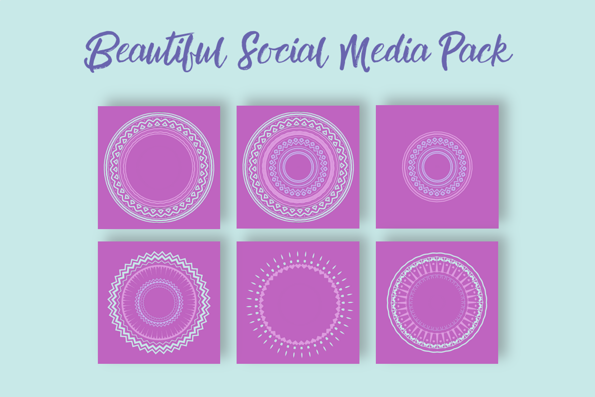 Beautiful Social Media Pack, a Templates & Theme by CosmicMedium (Photo 12 of 19)