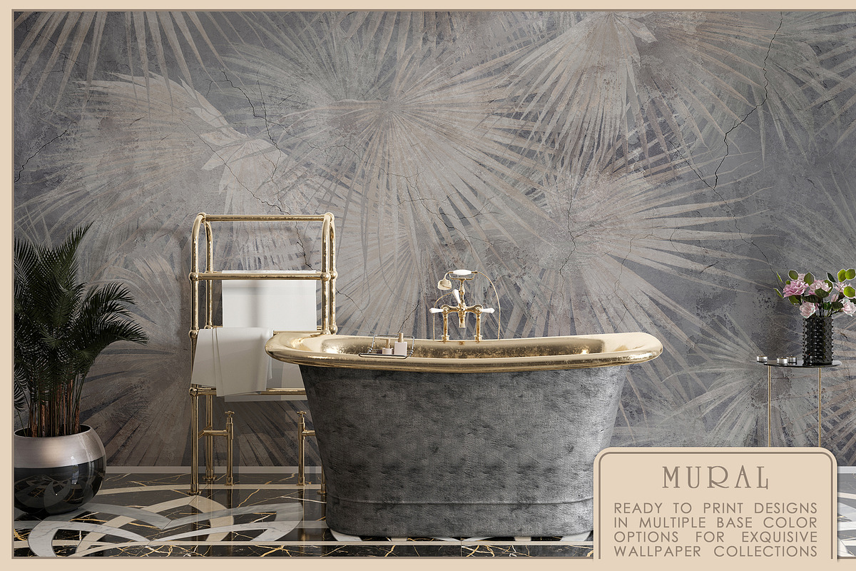 Fresco collection Leaves mural, a Wallpaper Graphic by Natalia0307 (Photo 7 of 16)