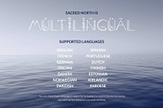 Sacred North Display Font + Extras, a Font by Jonas Stensgaard (Thumbnail 10 of 15)