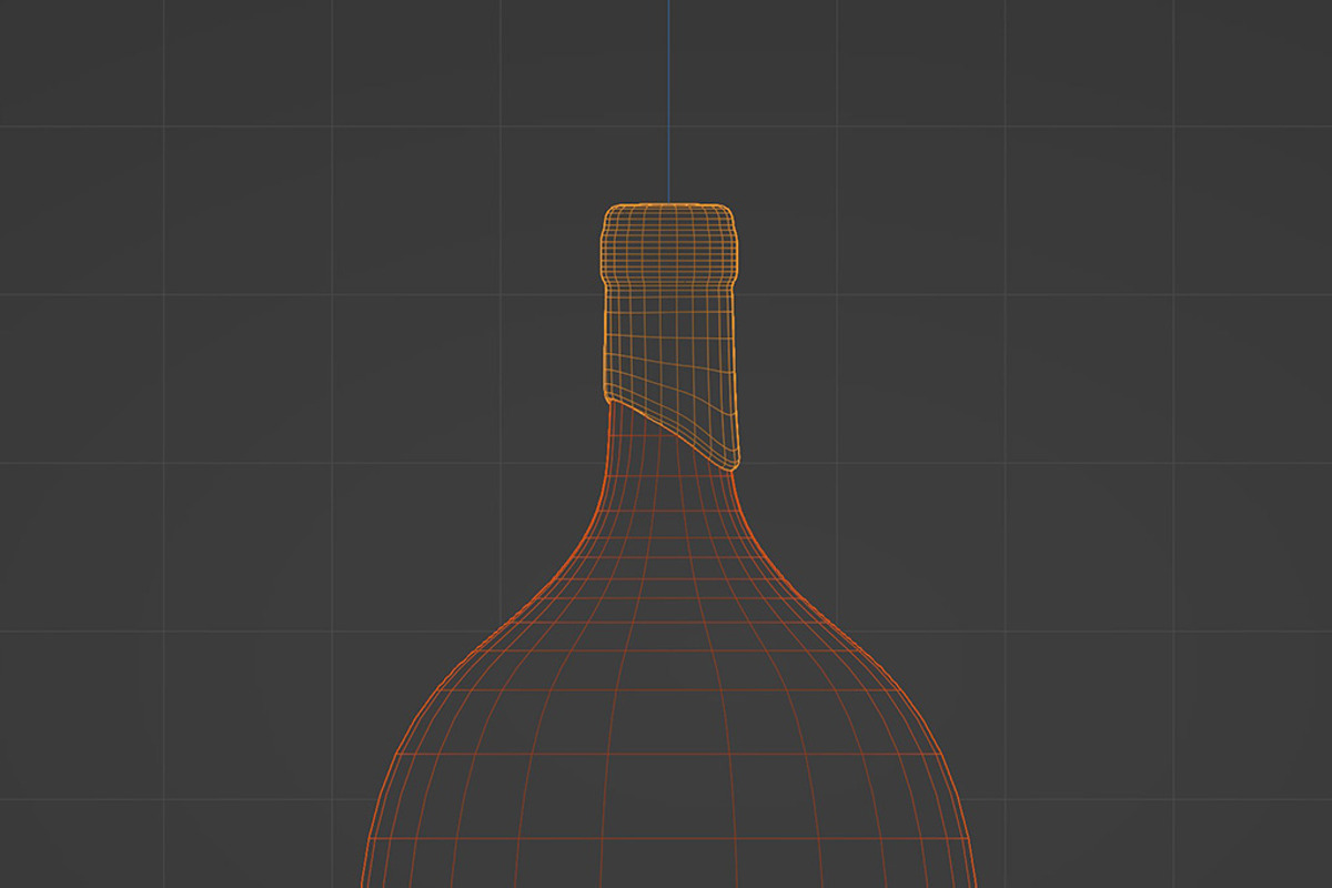 Bocksbeutel Wine Bottle 3D model, a Food & Drink 3D Model by ashleycam3ron (Photo 5 of 5)