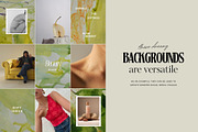 Green Watercolor Art Backgrounds, a Background Graphic by eclosque (Thumbnail 3 of 29)