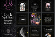 Spiritual Instagram Templates Canva, a Social Media Template by DeeBeeDesign (Thumbnail 1 of 10)