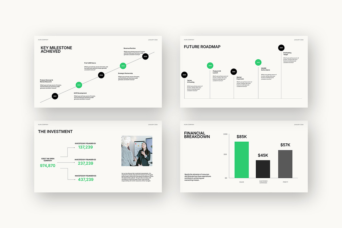 Aura : Funding Deck Keynote preview 4