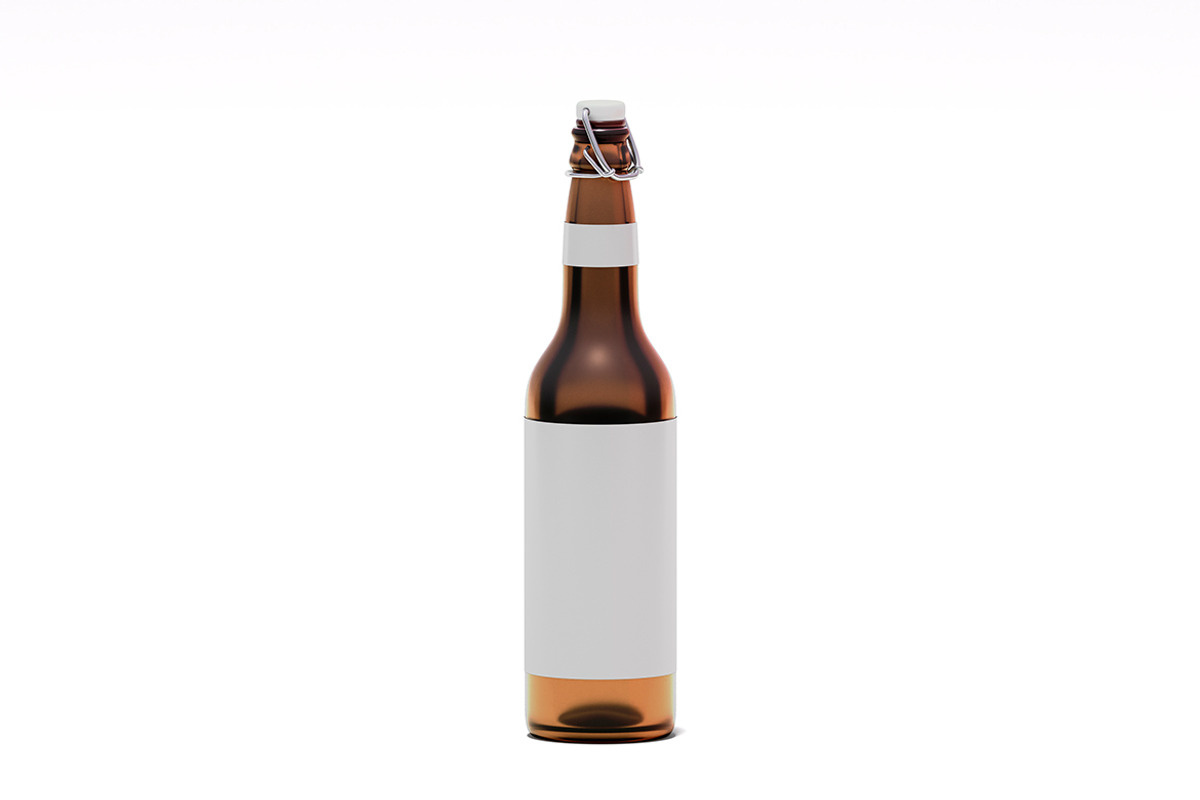 Swing Top Beer Bottle Mockup Front, a Product Mockup by McLittle Stock (Photo 2 of 2)