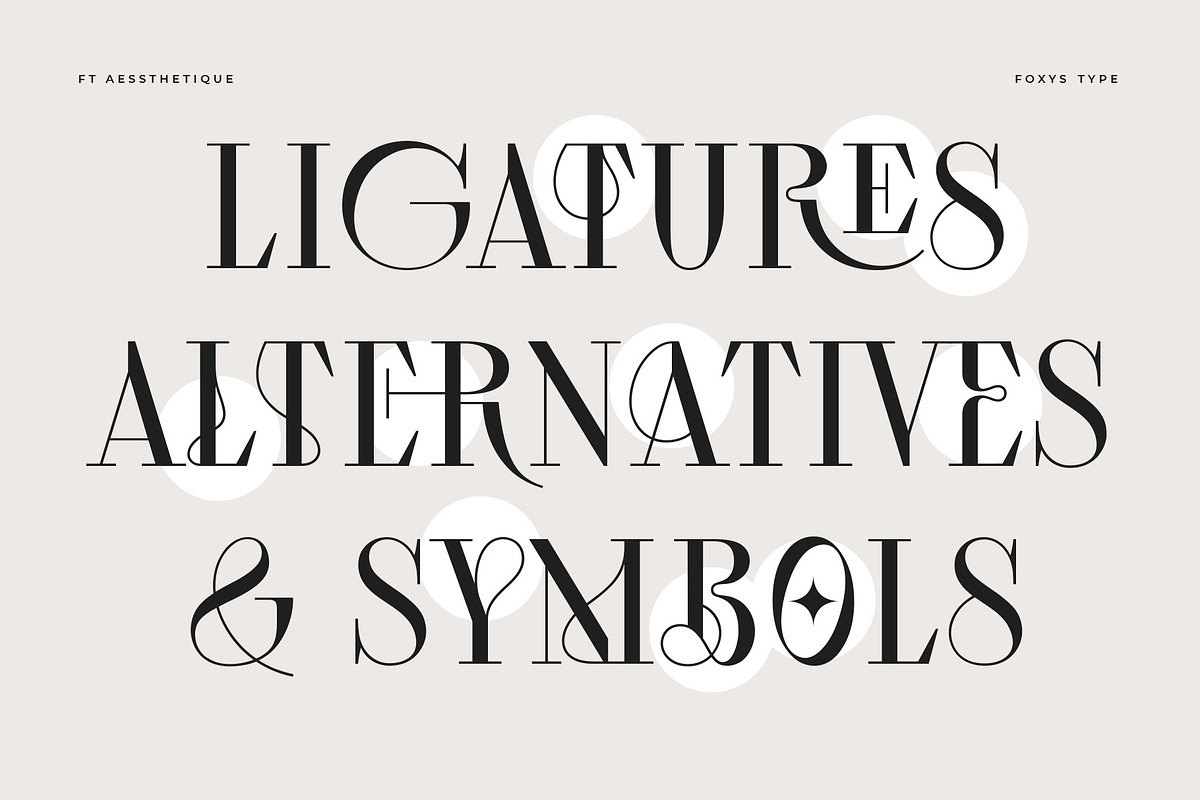 Aessthetique, a Serif Font by Foxys Type (Photo 5 of 11)