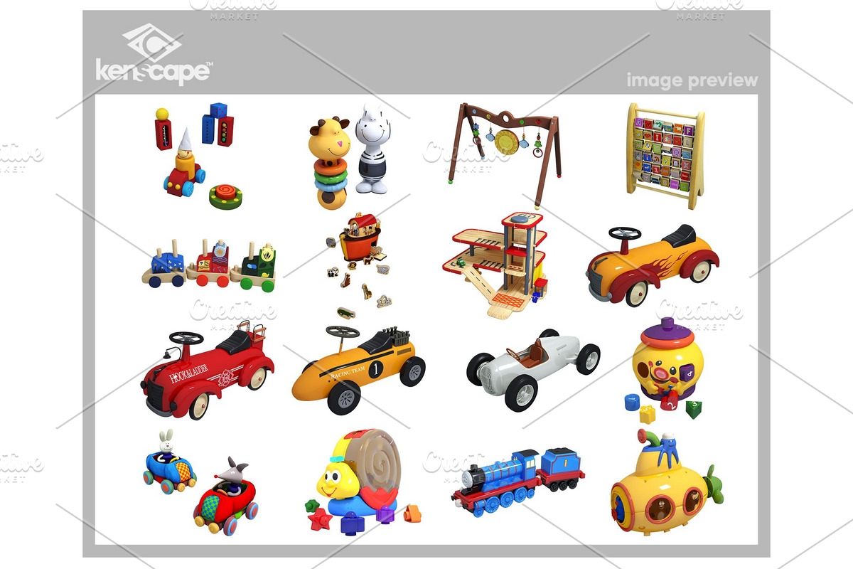 40 Assorted Toys Photo Overlays, an Arts & Entertainment Photo by KenScape (Photo 5 of 6)