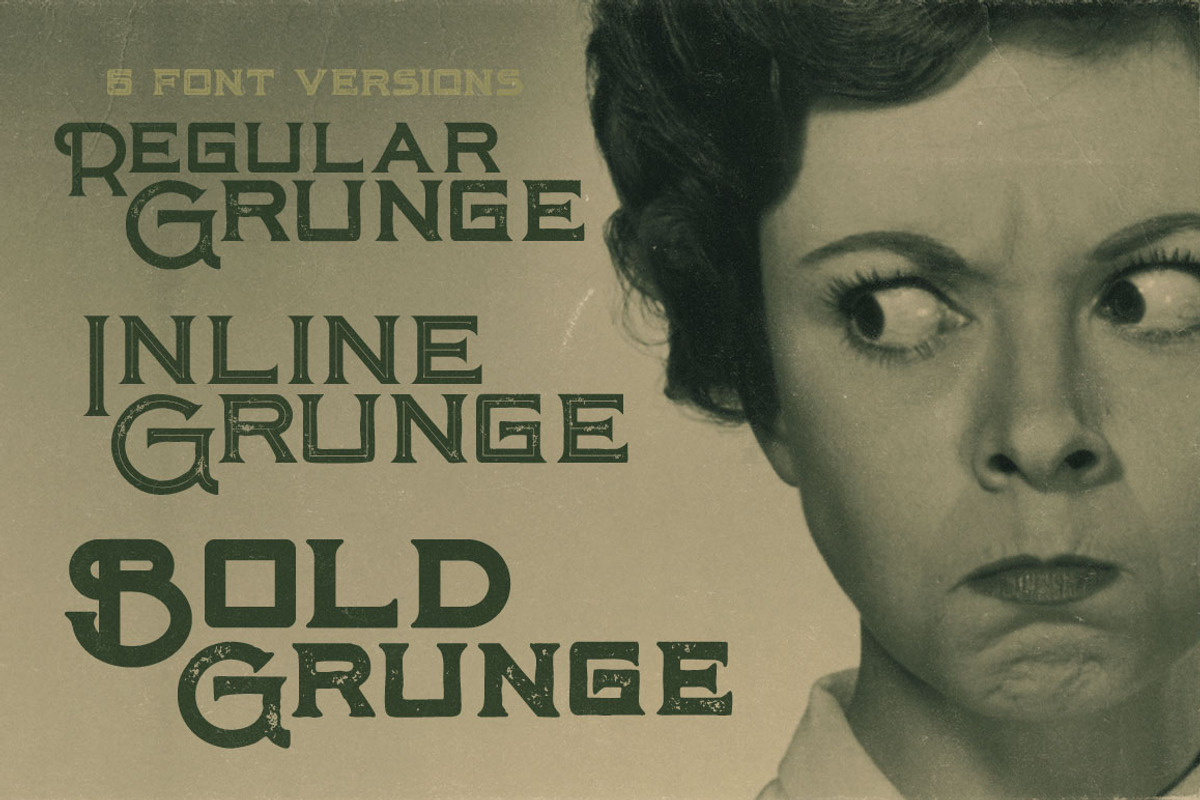 Maroon - Vintage Style Font preview 2