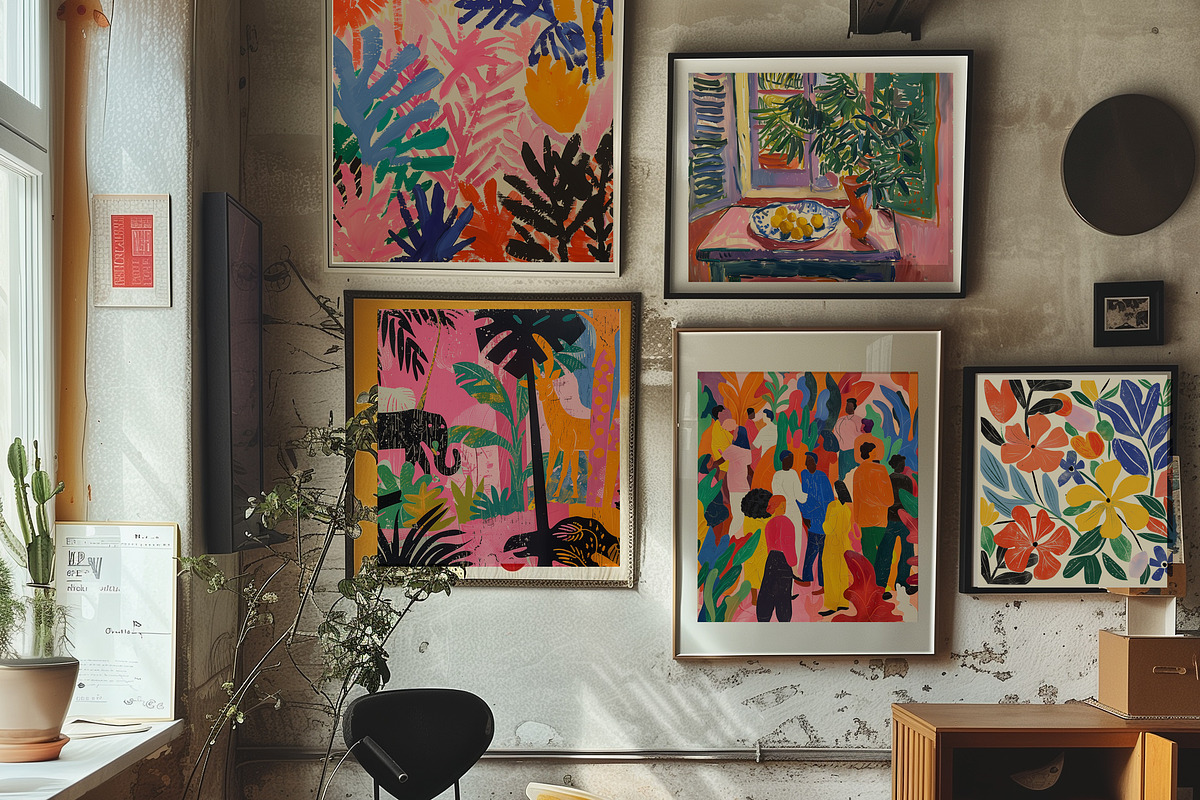 Poster gallery. Matisse 91, a Decorative Illustration by Chikovnaya (Photo 14 of 16)