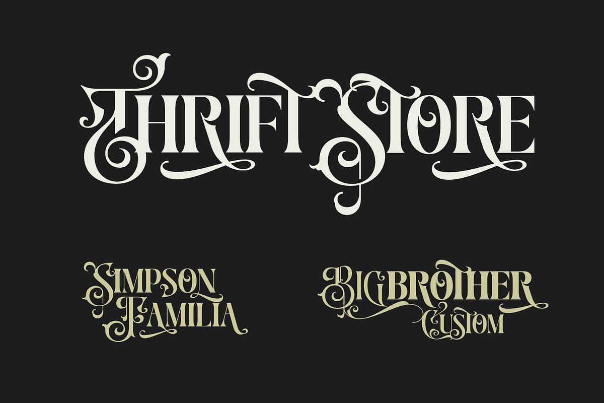 Cekoria - Decorative Display Family, a Serif Font by creativemedialab (Photo 9 of 10)