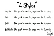 Kanda Handwriting Typeface, a Handwritten Font by PARAMAJAN (Thumbnail 7 of 9)