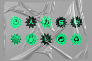Retro Futurism Brutalist Collection, a Branding & Logo Template by Graphicdome (Thumbnail 13 of 13)